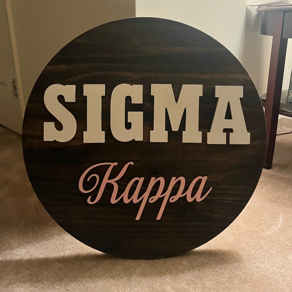SK Wooden Decorative Sign